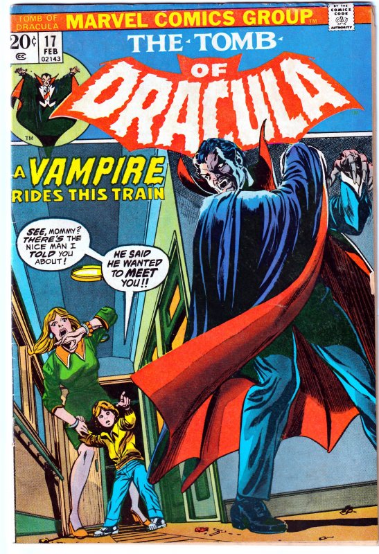 Tomb of Dracula(vol. 1) # 17    BLADE THE VAMPIRE HUNTER