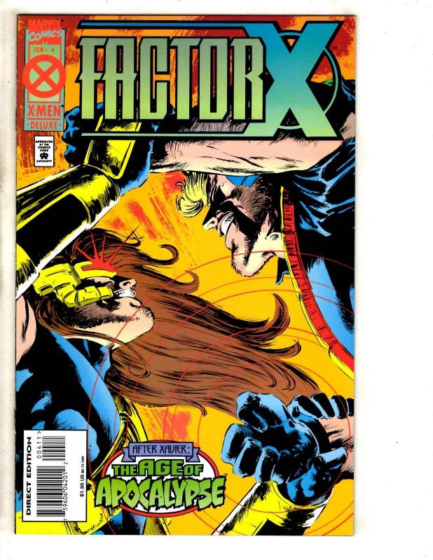 Lot Of 8 Marvel Comic Books Factor X 1 2 3 4 + Gambit & Externals # 1 2 3 4 JD3