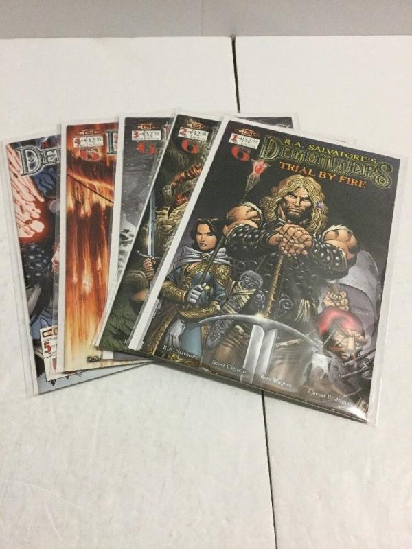 Demon Wars Trial By Fire 1-5 Lot Set Run Nm Near Mint Crossgen R.A. Salvatore IK