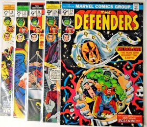 *Defenders V1 (1972) 14, 15*, 16*, 17*, 18 - 5 High Grade Books