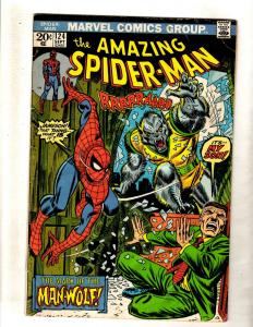 Amazing Spider-Man # 124 VG Marvel Comic Book Stan Lee Goblin Kraven Hulk FM2