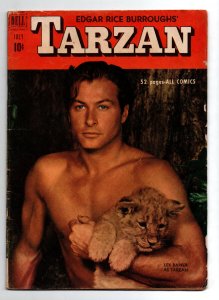 Tarzan #22 - Lex Barker Photo Cover - Edgar Rice Burroughs - Dell - 1951 - VG+