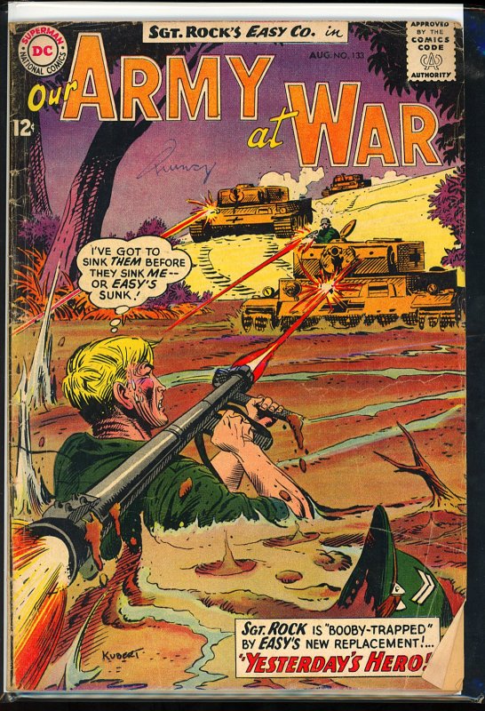 Our Army at War #133 (1963)