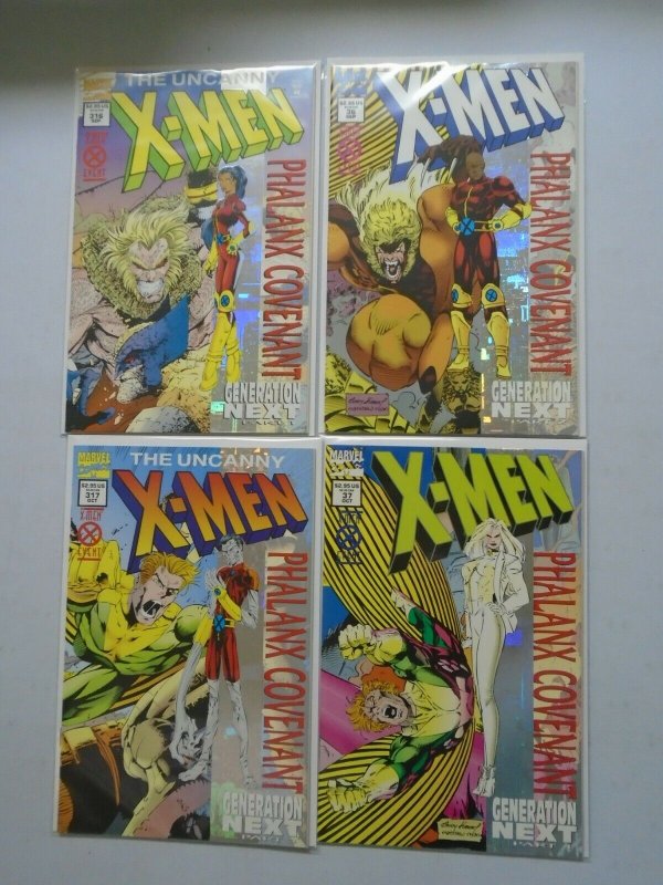 X-Men 4 different Phalanx Covenant issues (1994)