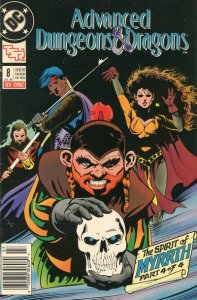 Advanced Dungeons And Dragons #8 (Newsstand) VG ; DC | low grade comic TSR Spiri