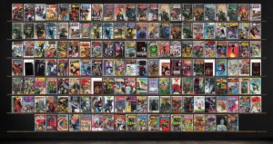 Huge Lot 150+ Comics with Star Wars, The Incredible Hulk, X, Grendel & More!