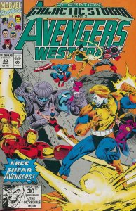Avengers West Coast #80 VF/NM; Marvel | save on shipping - details inside 