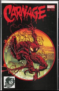 Carnage #1 Phantom Cover (2016) Carnage