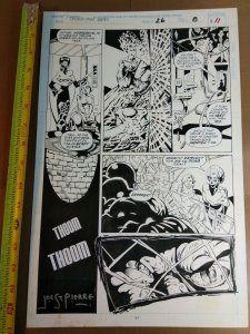 Original Art: Joe St. Pierre - Spider-Man 2099 #26 pg 11 Palmiotti inks