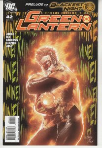 Green Lantern #42 (2009)  Prelude to Blackest Night !