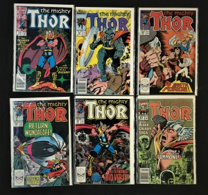 THOR 18 COMIC LOT VF-NM SIMONSON, FRENZ, BUSCEMA ETC