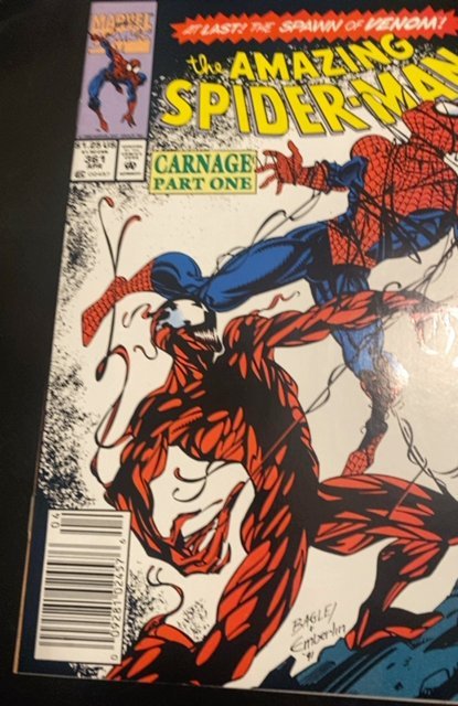 The Amazing Spider-Man #361 (1992)high grade issue 1st full carnage