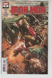 TONY STARK IRON MAN (2018 MARVEL) #9 CVR A ALEXANDER LOZANO