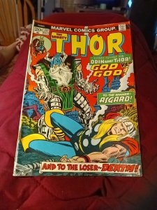 Thor #217 Marvel Comics 1973 Thor vs Odin 1st Krista a Valkyrie Bronze Age Key