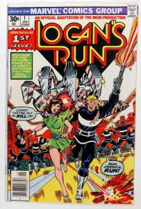 Logan's Run #1 (1977) George Perez cover 