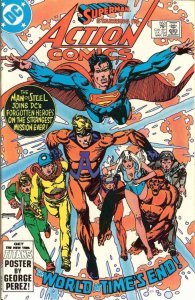 Action Comics #553 FN ; DC | Superman Animal Man