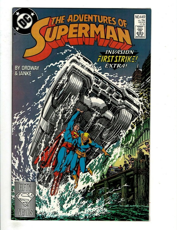 12 Adventures of Superman DC Comics 437 441 442 444 445 446 447 449 450 + HG1