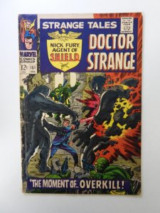 Strange Tales #151 (1966) GD- condition ink back cover