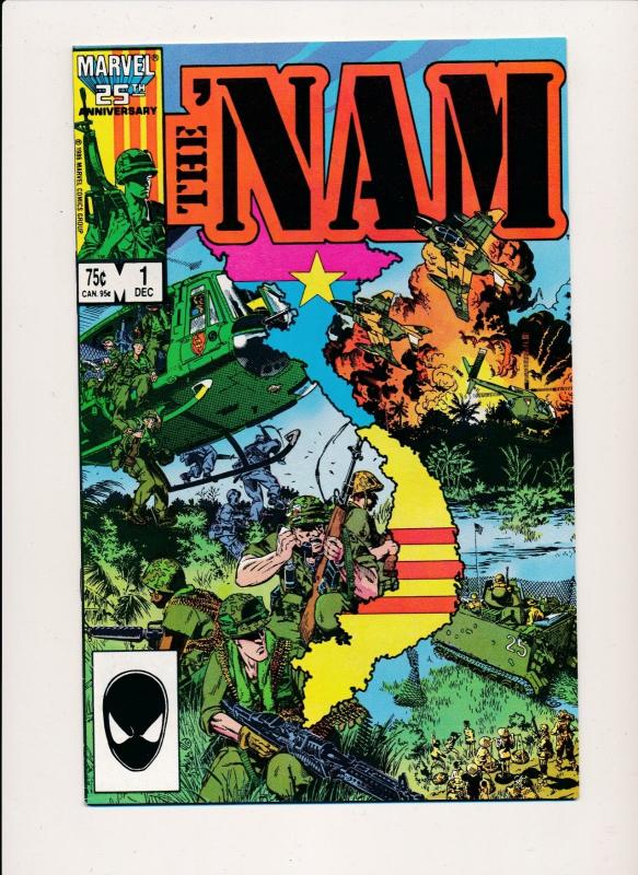 Marvel Comics THE 'NAM  #1 ~ VF/NM 1986 (HX734)