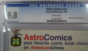 Astro Comics CGC 9.8 NM/MT American Airlines Promo Casper ~ Richie Rich Harvey