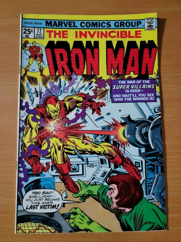 Invincible Iron Man #77 ~ VERY FINE - NEAR MINT NM ~ 1975 Marvel Comics