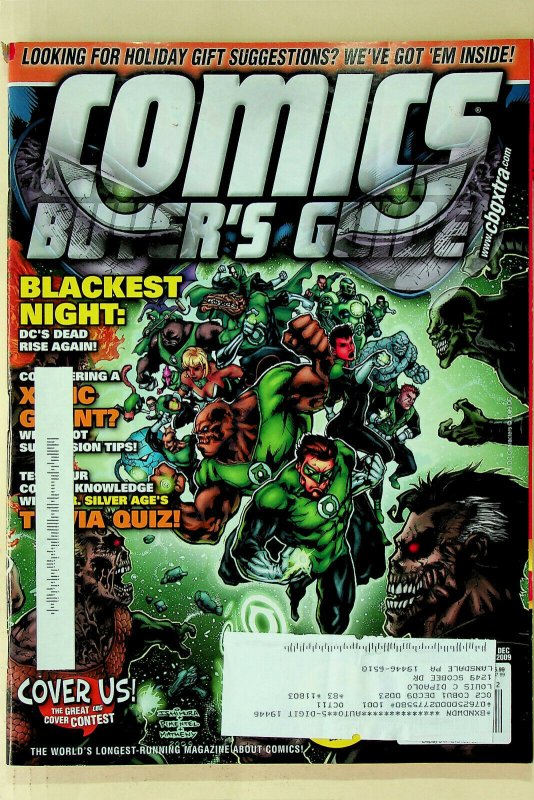 Comic Buyer's Guide #1660 Dec 2009 - Krause Publications 