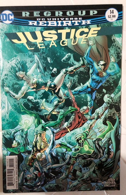 Justice League #14 Bryan Hitch Cover (2017)