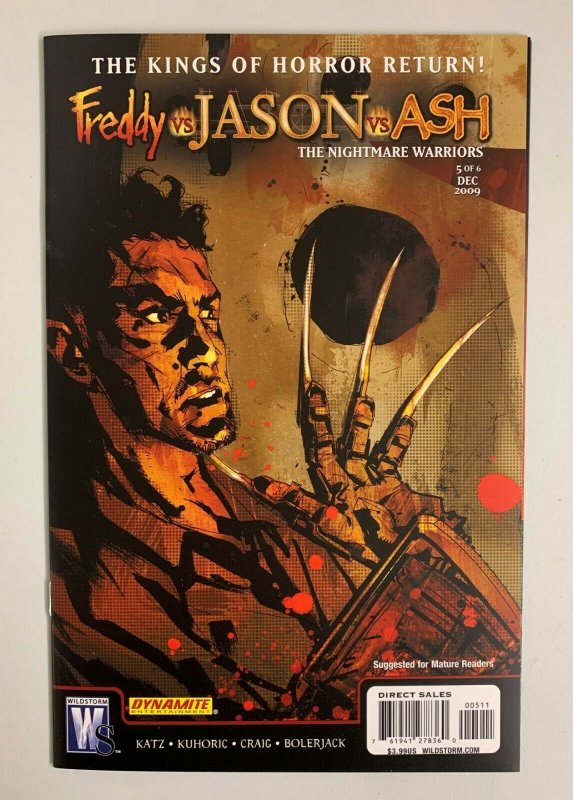 Freddy vs. Jason vs. Ash The Nightmare Warriors #5 (Dynamite 2009) 9.2