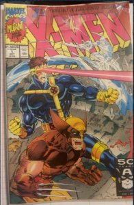 X-Men #1 Wolverine and Cyclops Cover (1991)