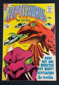 1962 REPTISAURUS THE TERRIBLE Charlton Comics v.2 #3 FN 6.0 Blank Inside Covers