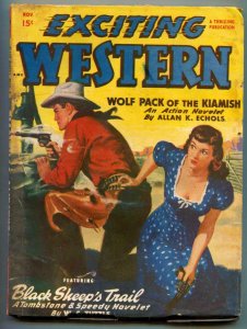 Exciting Western Pulp November 1949- Tombstone & Speedy-WC Tuttle