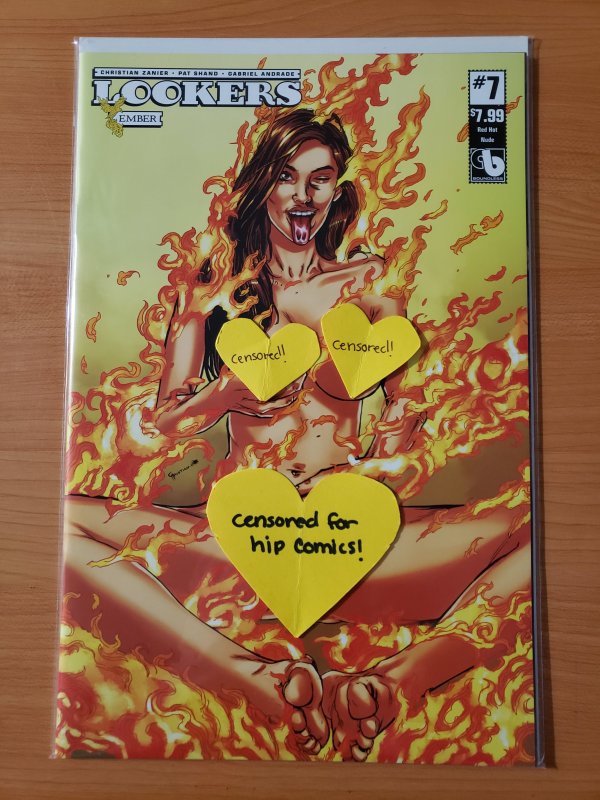 Lookers / Ember #7 Red Hot Nude Variant Cover