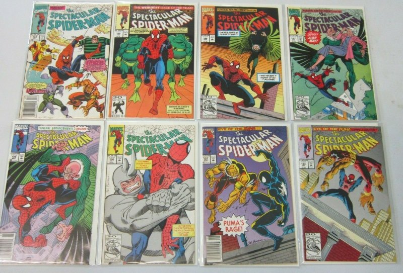 The Spectacular Spider-Man comic lot from:#151-199 22 diff 6.0 FN (1989-93)