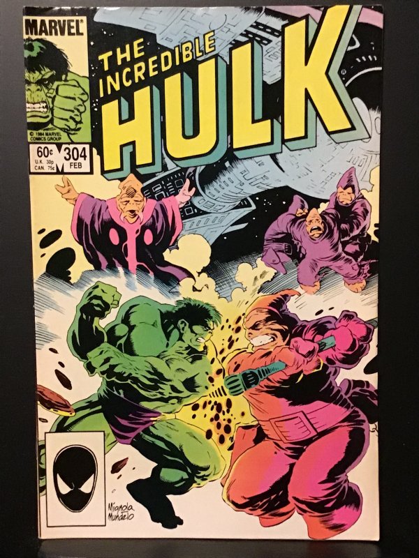 The Incredible Hulk #304 (1985) Fn 6.0