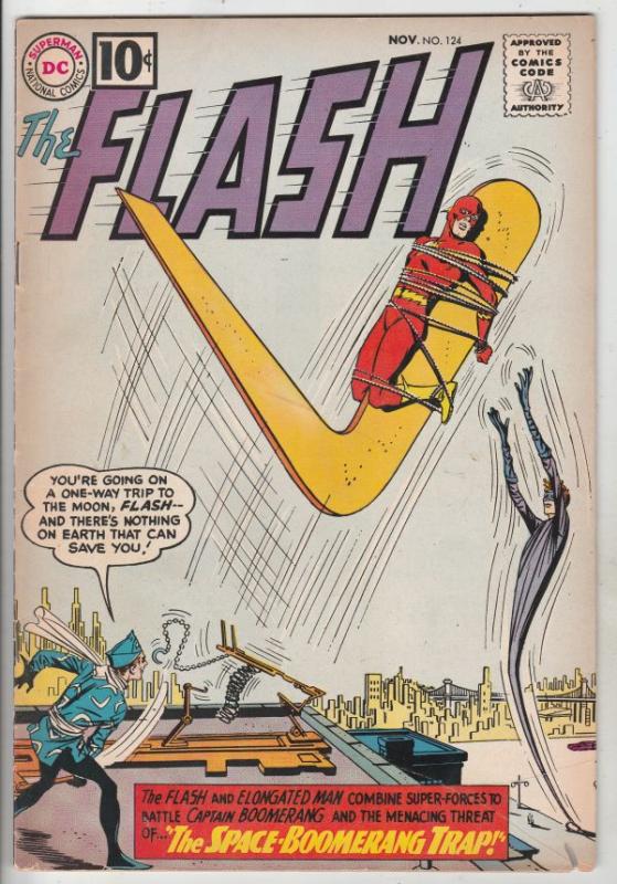 Flash, The #124 (Nov-61) FN/VF Mid-High-Grade Flash