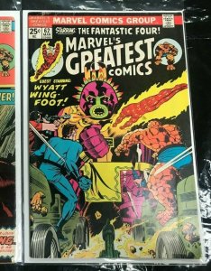 MARVEL'S GREATEST COMICS #61+62 2PC LOT (FN/VG+) FANTASTIC FOUR REPRINTS!! 1976