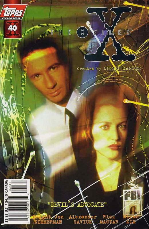 X-Files, The #40SC VF; Topps | save on shipping - details inside