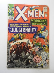 The X-Men #12 (1965) GD Condition chew top right, moisture stains