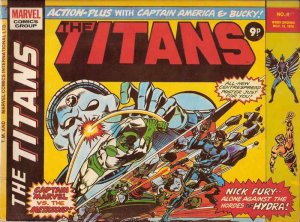 Titans, The (Marvel UK) #4 FAIR ; Marvel UK | low grade comic Nick Fury Captain 