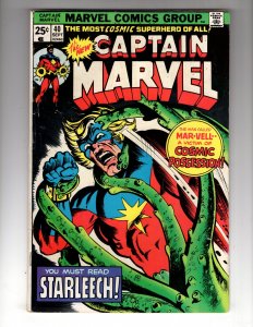 Captain Marvel #40 (1975)  VF-/VF Cosmic-Powered Marvel Classic !!! / ID#555