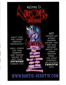 The Dark Horror of Morella #1 - Danzig - Vigil - Verotik - NM