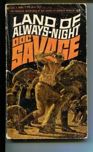 DOC SAVAGE-LAND OF OF ALWAYS-NIGHT#13-ROBESON-G- JAMES BAMA COVER-1ST EDITION G