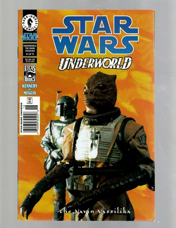 9 Star Wars Dark Horse Comic Books Underworld # 1 2 3 4 5 + Jedi In 1 2 3 4 J399