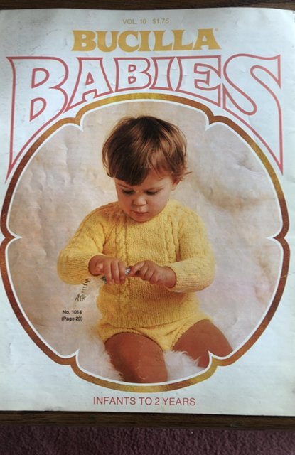 Bucilla Babies #1017,vol.10 1970s