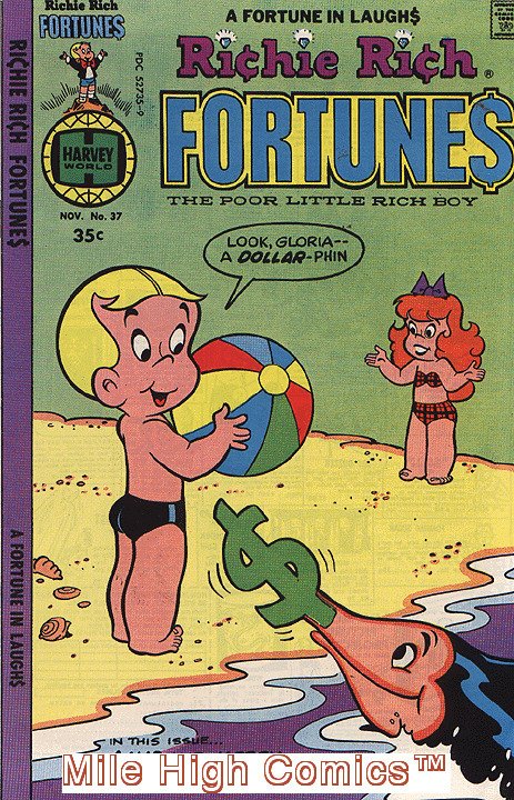 RICHIE RICH FORTUNE$ (1971 Series) #37 Very Good Comics Book