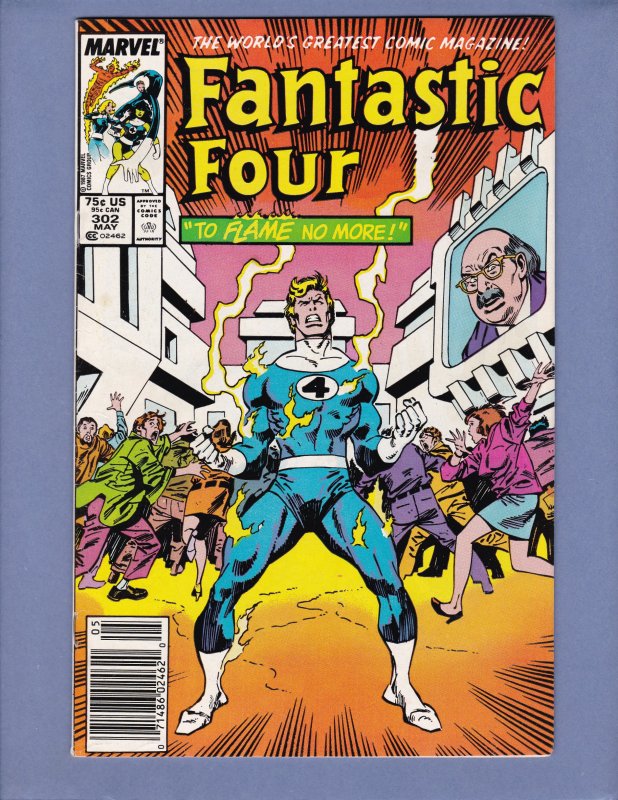 Fantastic Four #302 VG/FN Marvel 1987