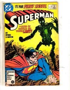 Superman # 1 FN DC Comic Book Justice League Arrow Batman Flash Lex Luthor J321