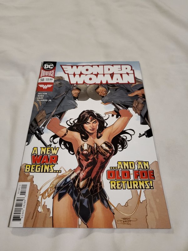 Wonder Woman 58 Near Mint Cover by Terry Dodson