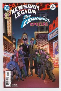 NEWSBOY LEGION & BOY COMMANDOS SPECIAL (2017 DC) #1 CVR A HOWARD CHAYKIN