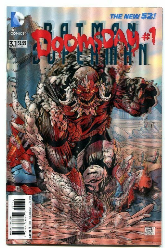 Batman/Superman-#3.1-Doomsday-#1-3-D Variant-New-2nd Print-NM